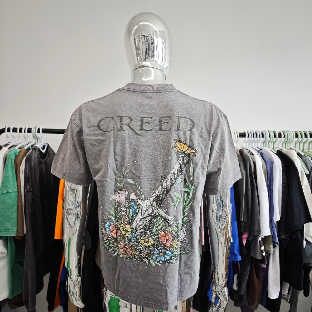 Oversized Gray Creed Shirt (S-L)